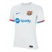 Tanie Strój piłkarski Barcelona Frenkie de Jong #21 Koszulka Wyjazdowej dla damskie 2023-24 Krótkie Rękawy